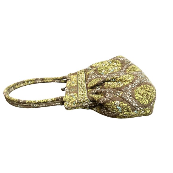 Vera Bradley Alice Sitting In A Tree Bag Blue Birds Green Brown Kiss Lock Purse - Picture 5 of 14